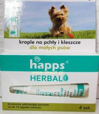 KROPLE REPELENCYJNE NA PCHY I KLESZCZE dla maych psw (do 10kg)